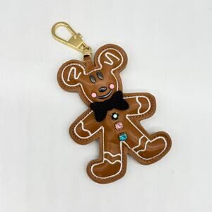Baublebar Disney Gingerbread Man Mickey Mouse Puff Bag Charm Christmas NEW